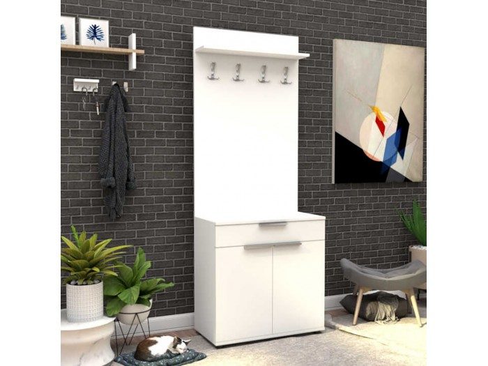 Портманто Адоре PRT-521-BB-1 (бяло)